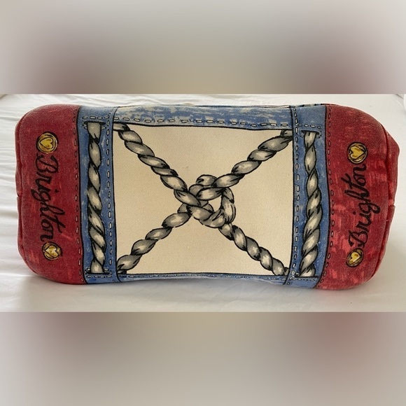 Brighton “Seas The Day” Canvas Beach Bag Large - Picture 6 of 10